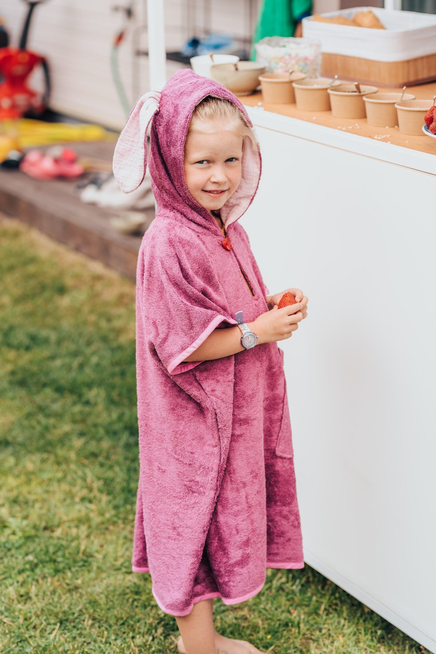 Bunny Poncho for KIDS