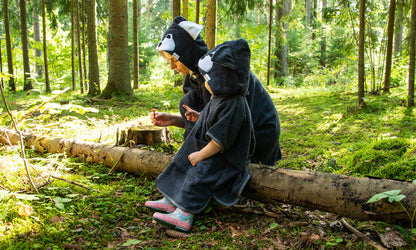 Wolfsponcho für KINDER