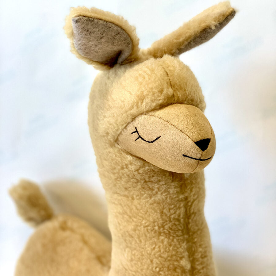 Hypoallergenic Alpaca Plush Pillow